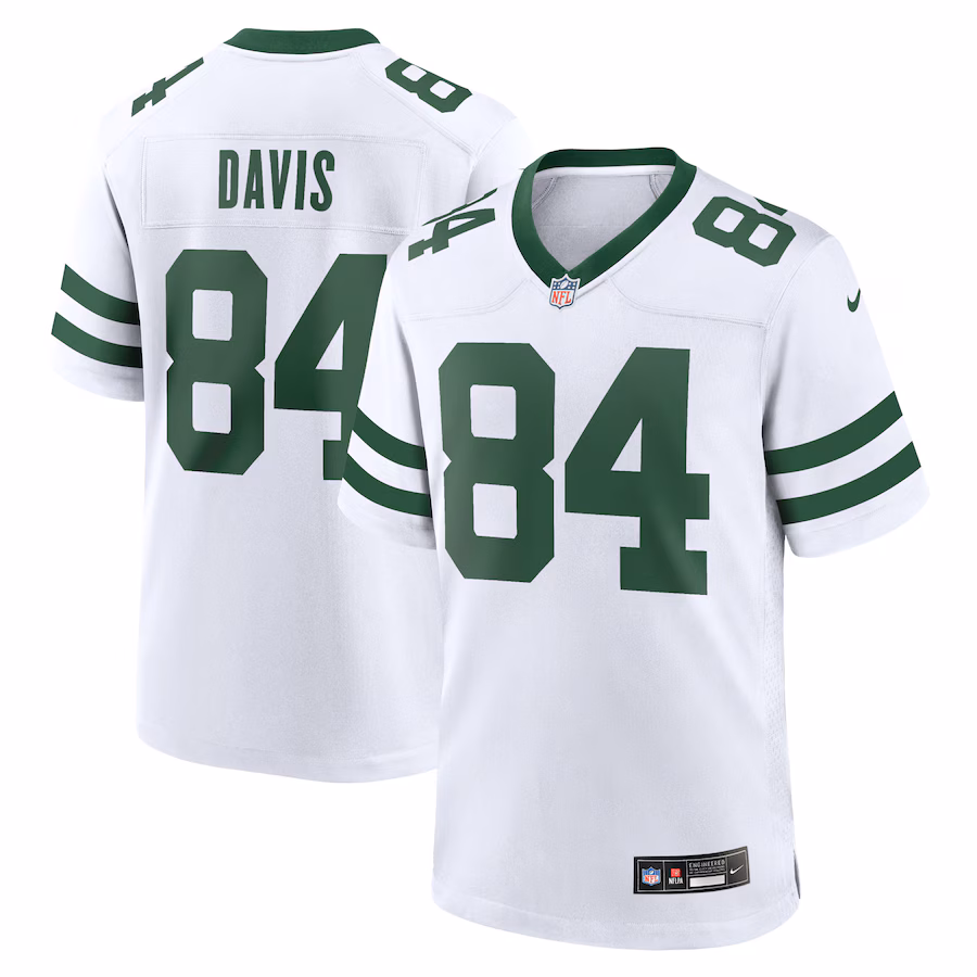 Men's New York Jets Corey Davis Nike Legacy White Game Jersey - Ujersey