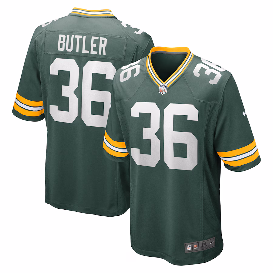 Men's Green Bay Packers LeRoy Butler Nike Green Retired Player Game Jersey - Ujersey