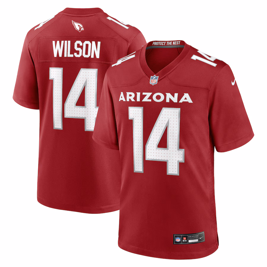 Men's Arizona Cardinals Michael Wilson Nike  Cardinal Team Game Jersey - Ujersey