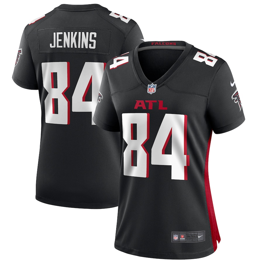 Women's Atlanta Falcons Alfred Jenkins Nike Black Game Retired Player Jersey - Ujersey