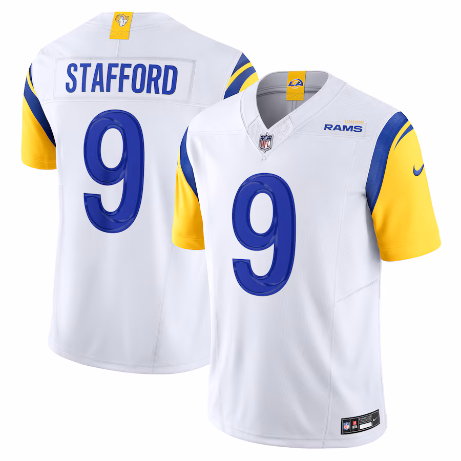 Men's Los Angeles Rams Matthew Stafford Nike White Vapor F.U.S.E. Limited Jersey - Ujersey