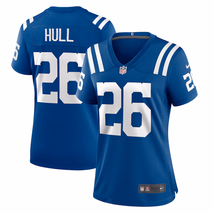 Women's Indianapolis Colts Evan Hull Nike  Royal Team Game Jersey - Ujersey