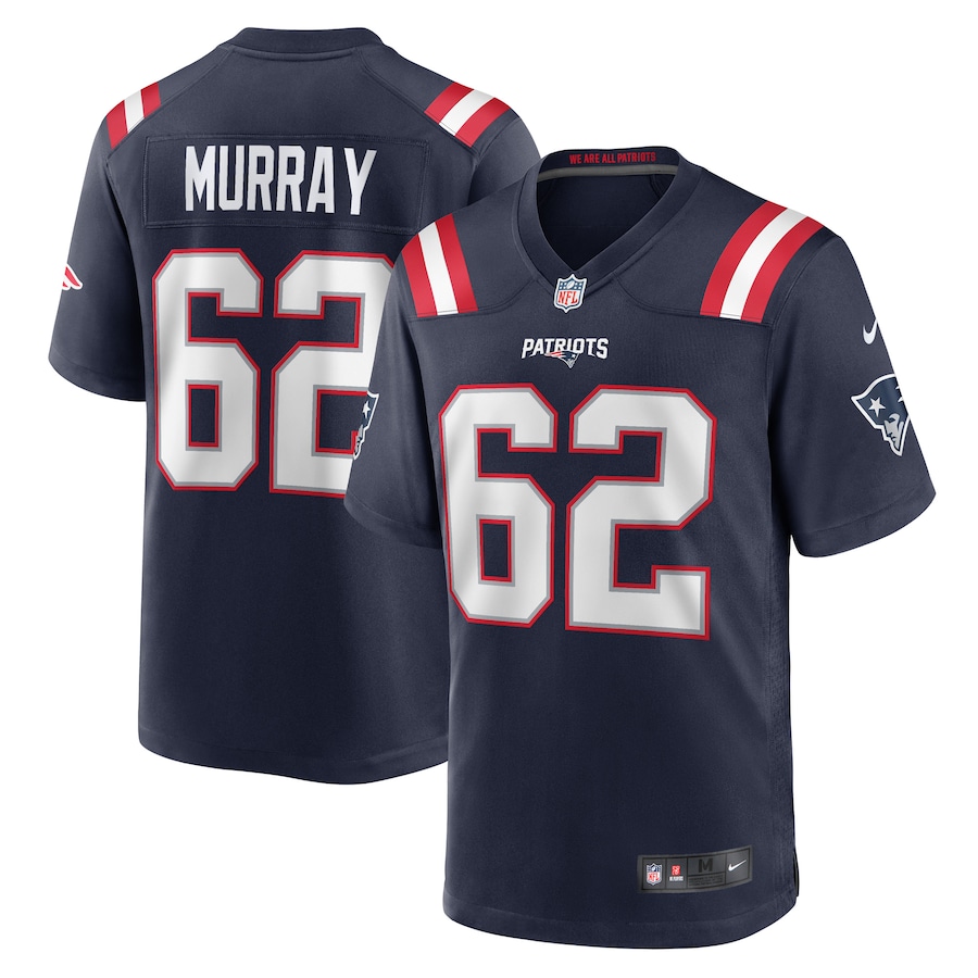 Men's New England Patriots Bill Murray Nike Navy Game Player Jersey - Ujersey