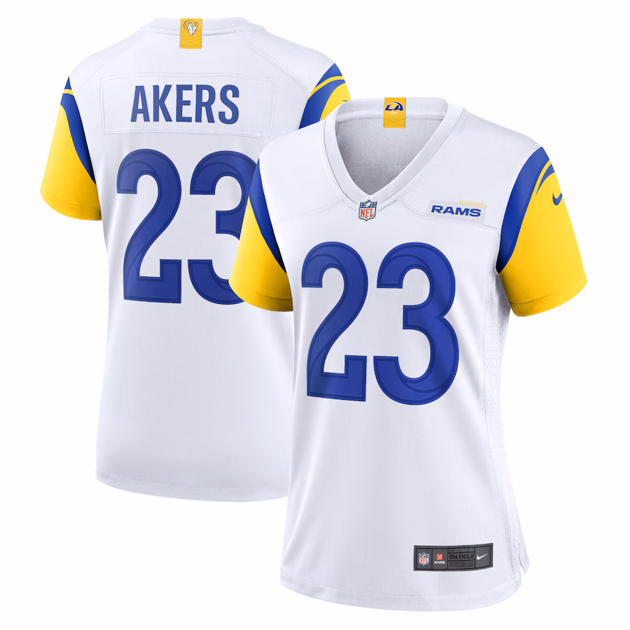 Women's Los Angeles Rams Cam Akers Nike White Game Jersey - Ujersey