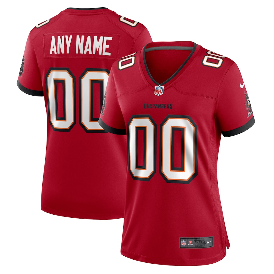 Women's Nike Tampa Bay Buccaneers Red Custom Game Jersey - Ujersey