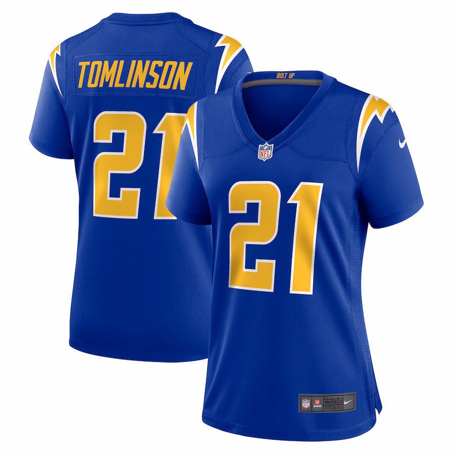Women's Los Angeles Chargers LaDainian Tomlinson Nike Royal Retired Game Jersey - Ujersey