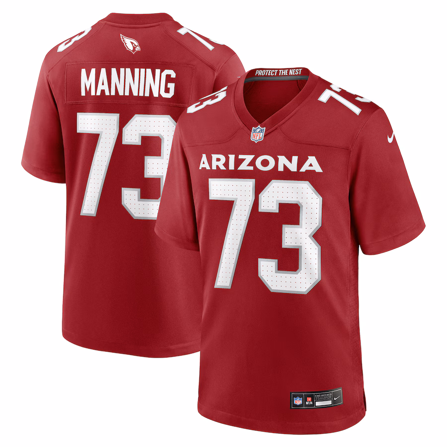 Men's Arizona Cardinals Ilm Manning Nike  Cardinal Team Game Jersey - Ujersey