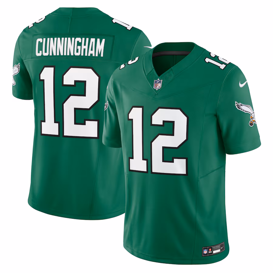 Men's Philadelphia Eagles Randall Cunningham Nike Kelly Green Alternate Vapor F.U.S.E. Limited Jersey - Ujersey