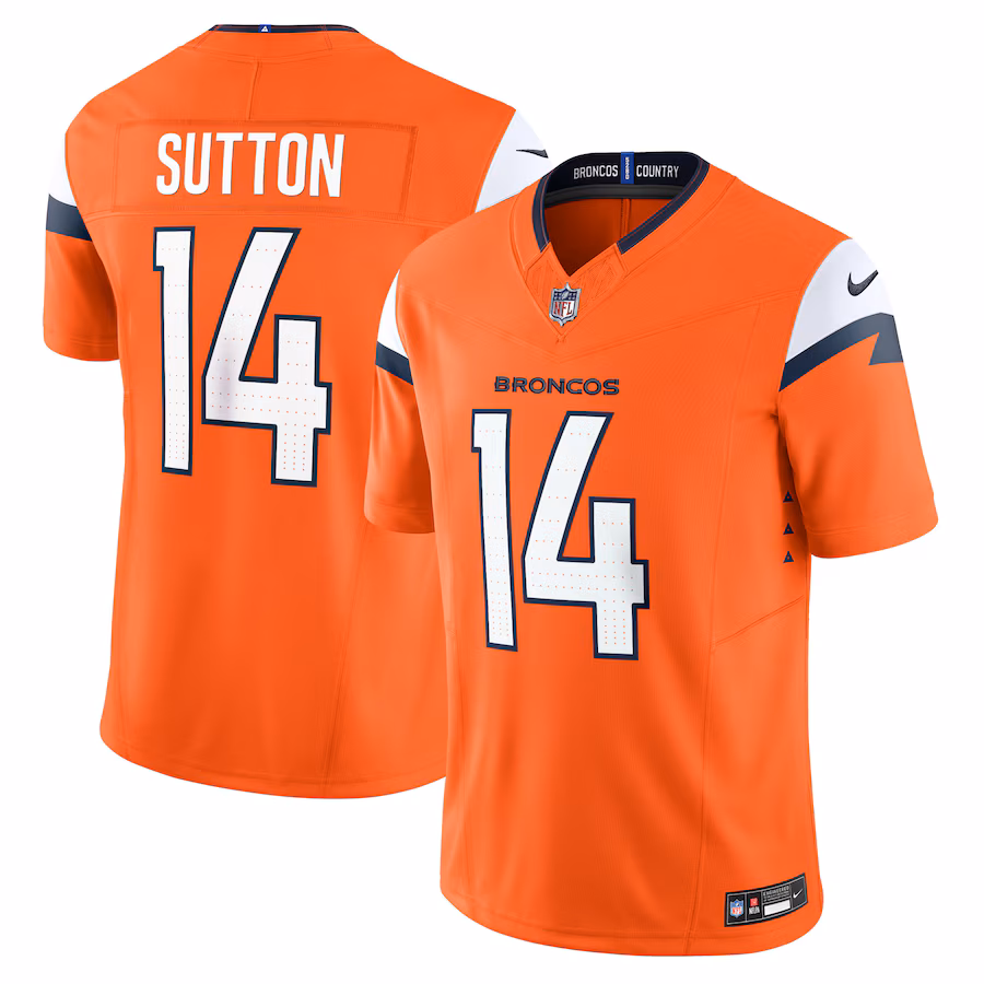 Men's Denver Broncos Courtland Sutton Nike Orange Vapor F.U.S.E. Limited Jersey - Ujersey