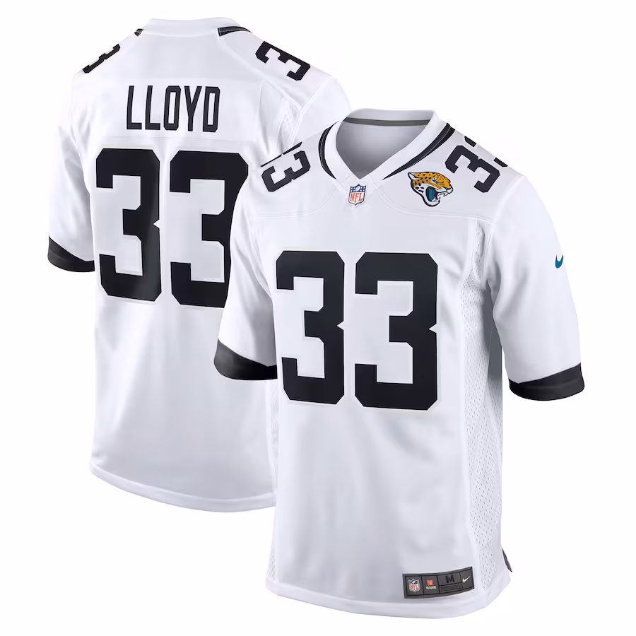 Men's Jacksonville Jaguars Devin Lloyd Nike White Away Game Player Jersey - Ujersey