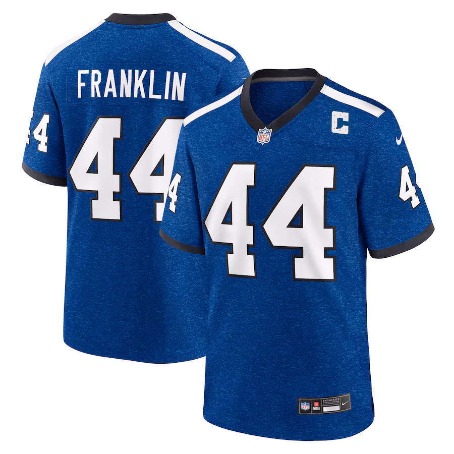 Men's Indianapolis Colts Zaire Franklin Nike Royal Indiana Nights Alternate Game Jersey - Ujersey