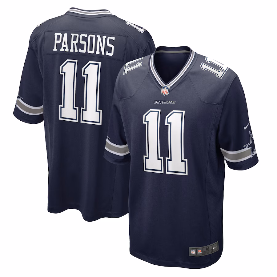 Youth Dallas Cowboys Micah Parsons Nike Navy Game Jersey - Ujersey