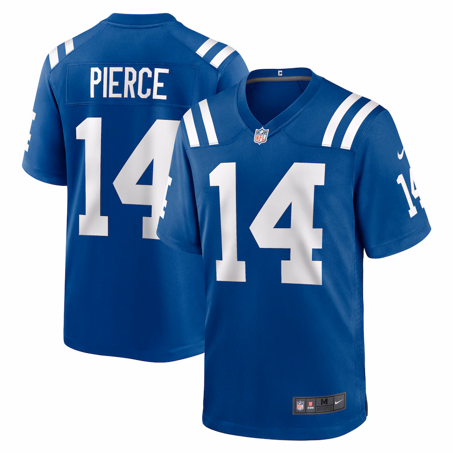 Men's Indianapolis Colts Alec Pierce Nike Royal Player Game Jersey - Ujersey