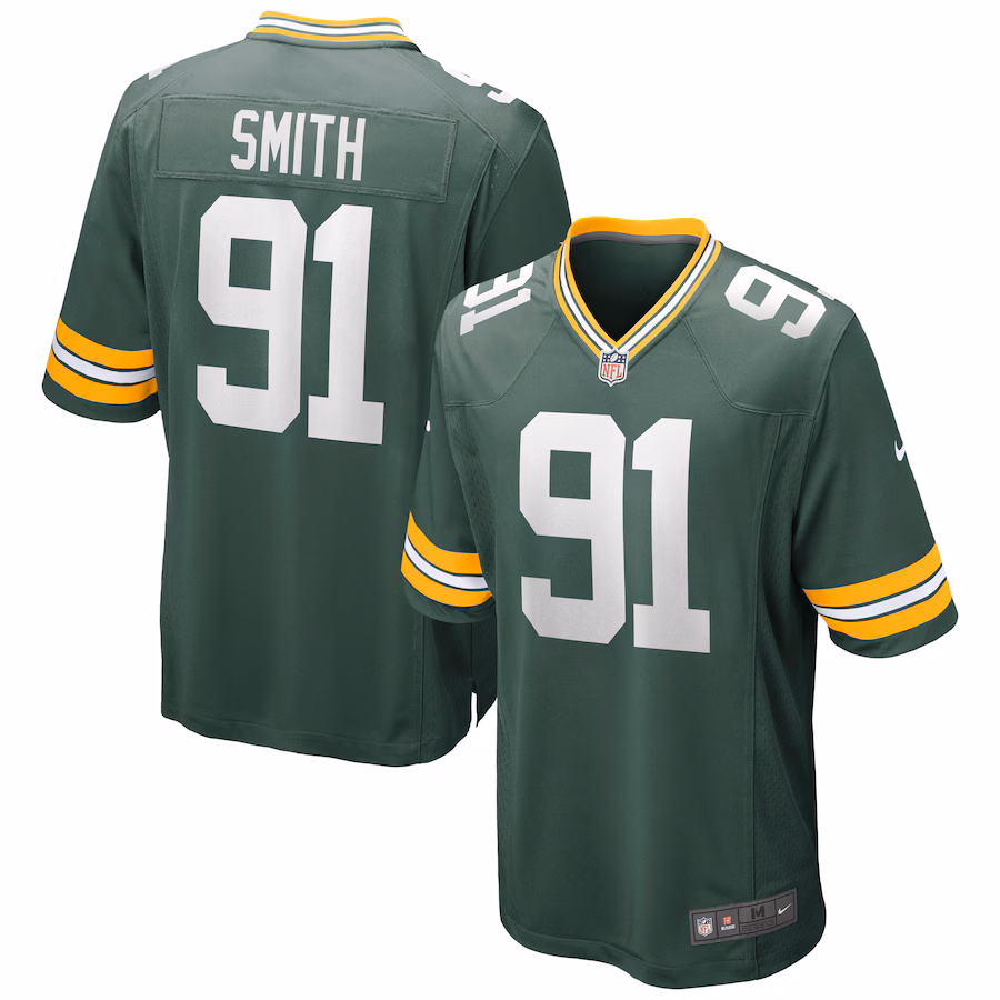 Men's Green Bay Packers Preston Smith Nike Green Game Jersey - Ujersey