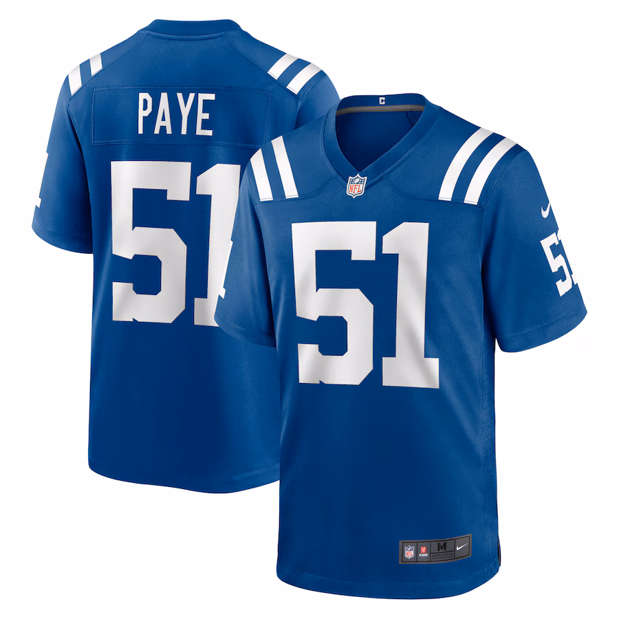Men's Indianapolis Colts Nike Royal Game Jersey - Ujersey