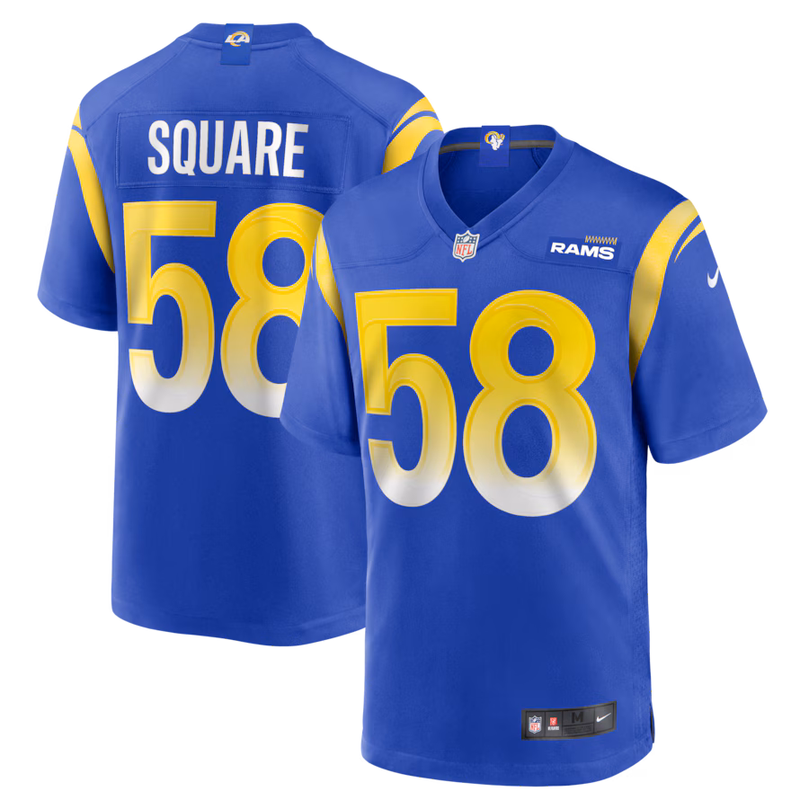 Men's Los Angeles Rams DeAndre Square Nike Royal  Game Jersey - Ujersey