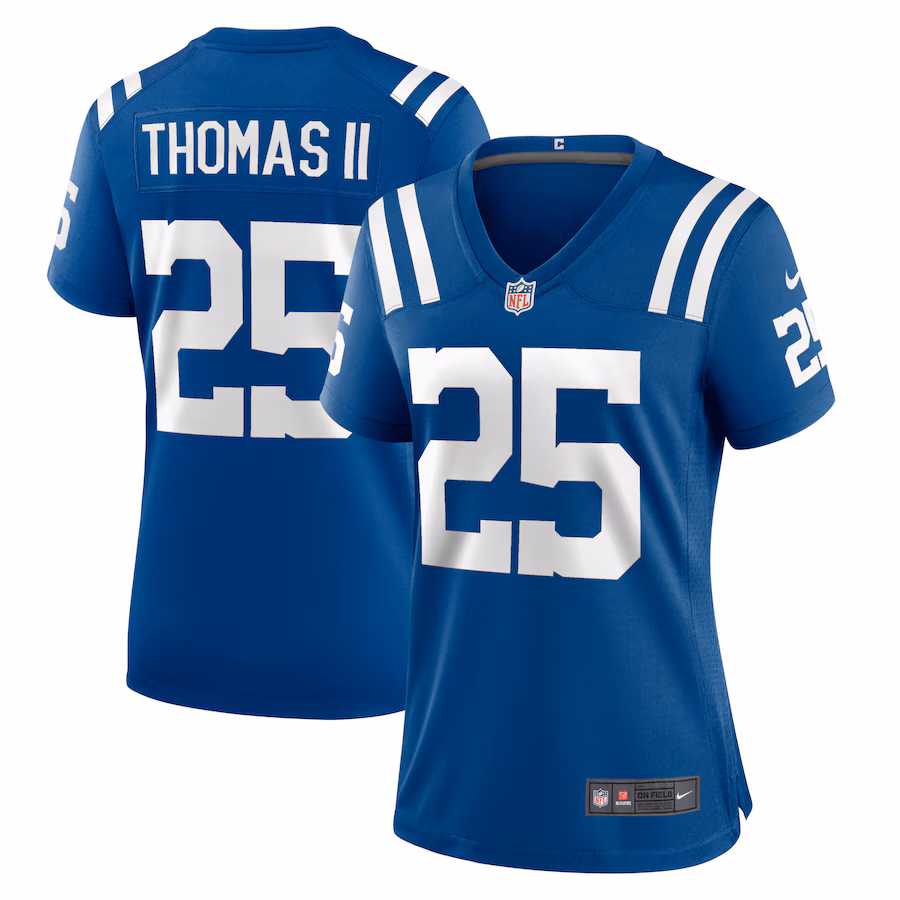 Women's Indianapolis Colts Rodney Thomas II Nike Royal Game Player Jersey - Ujersey