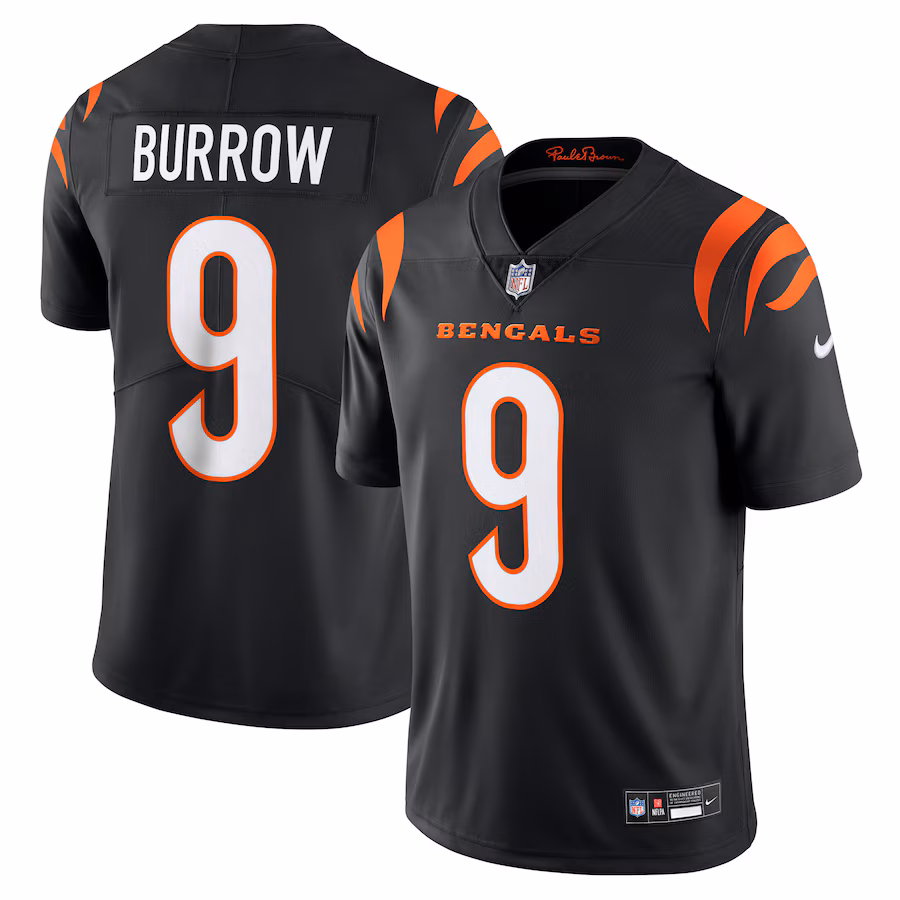 Men's Cincinnati Bengals Joe Burrow Nike Black  Vapor Untouchable Limited Jersey - Ujersey