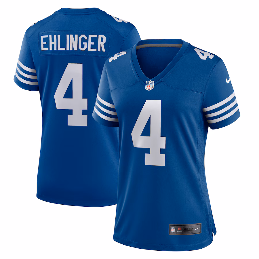 Women's Indianapolis Colts Sam Ehlinger Nike Blue Game Player Jersey - Ujersey