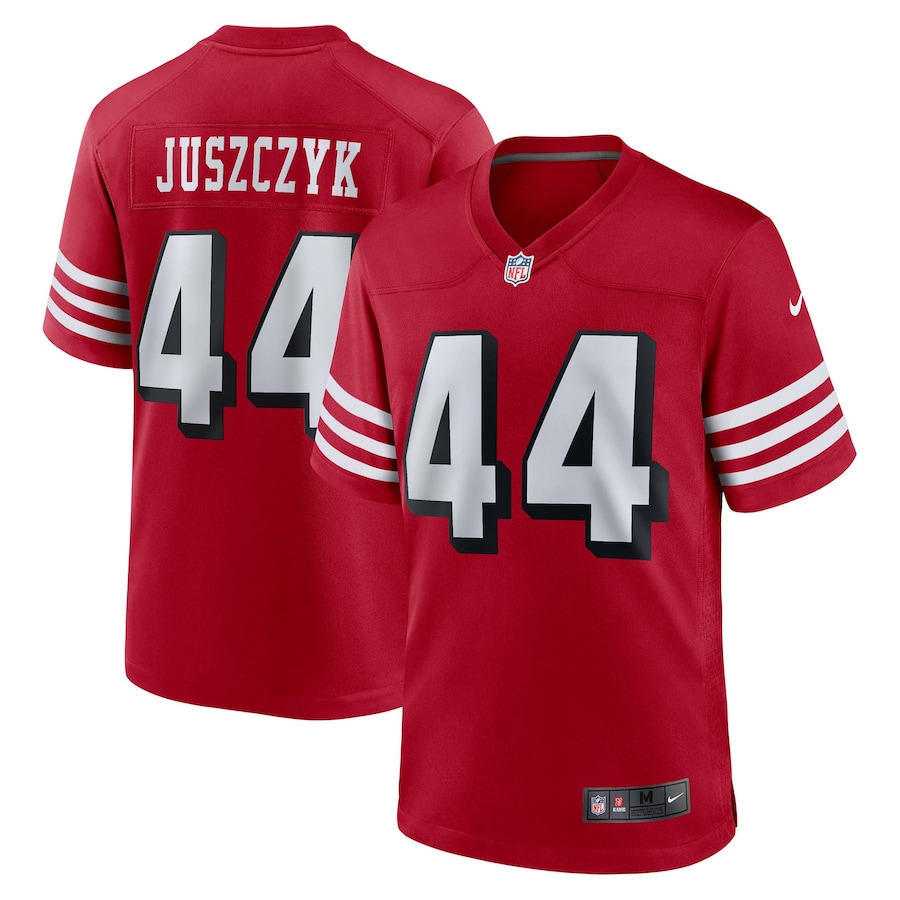 Men's San Francisco 49ers Kyle Juszczyk Nike Scarlet Alternate Game Jersey - Ujersey