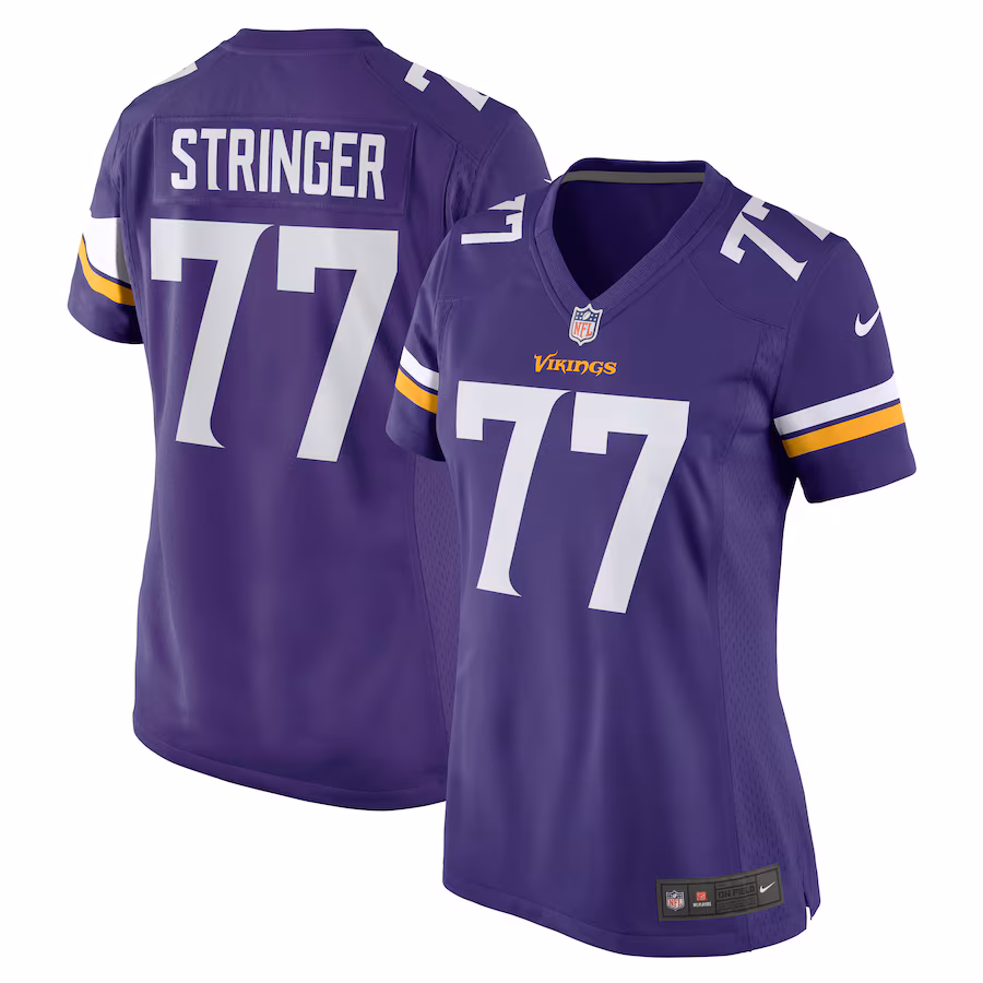 Women's Minnesota Vikings Korey Stringer Nike Purple Retired Player Jersey - Ujersey