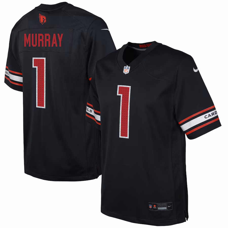 Youth Arizona Cardinals Kyler Murray Nike Black Game Jersey - Ujersey