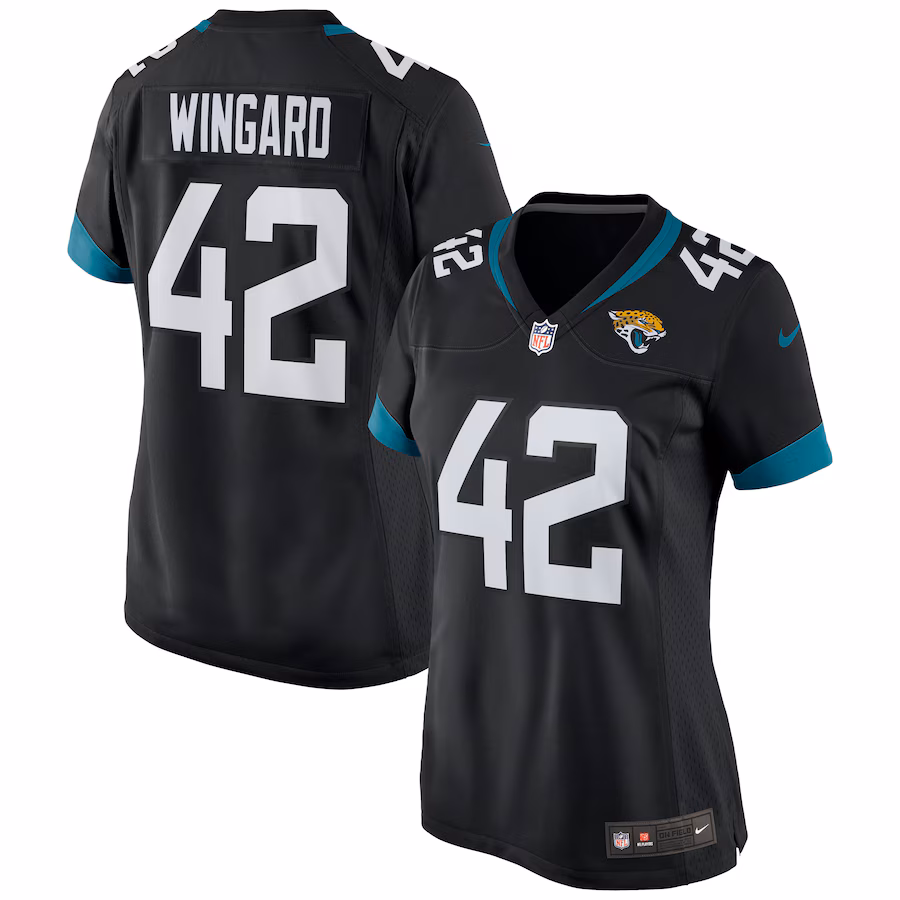 Women's Jacksonville Jaguars Andrew Wingard Nike Black Game Jersey - Ujersey