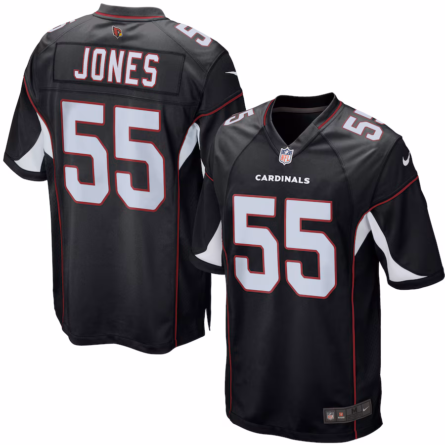 Men's Arizona Cardinals Chandler Jones Nike Black Game Jersey - Ujersey