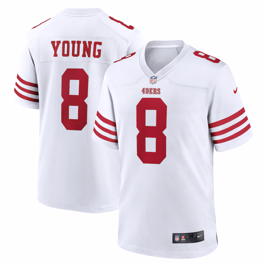 Men's San Francisco 49ers Steve Young Nike White Retired Player Game Jersey - Ujersey