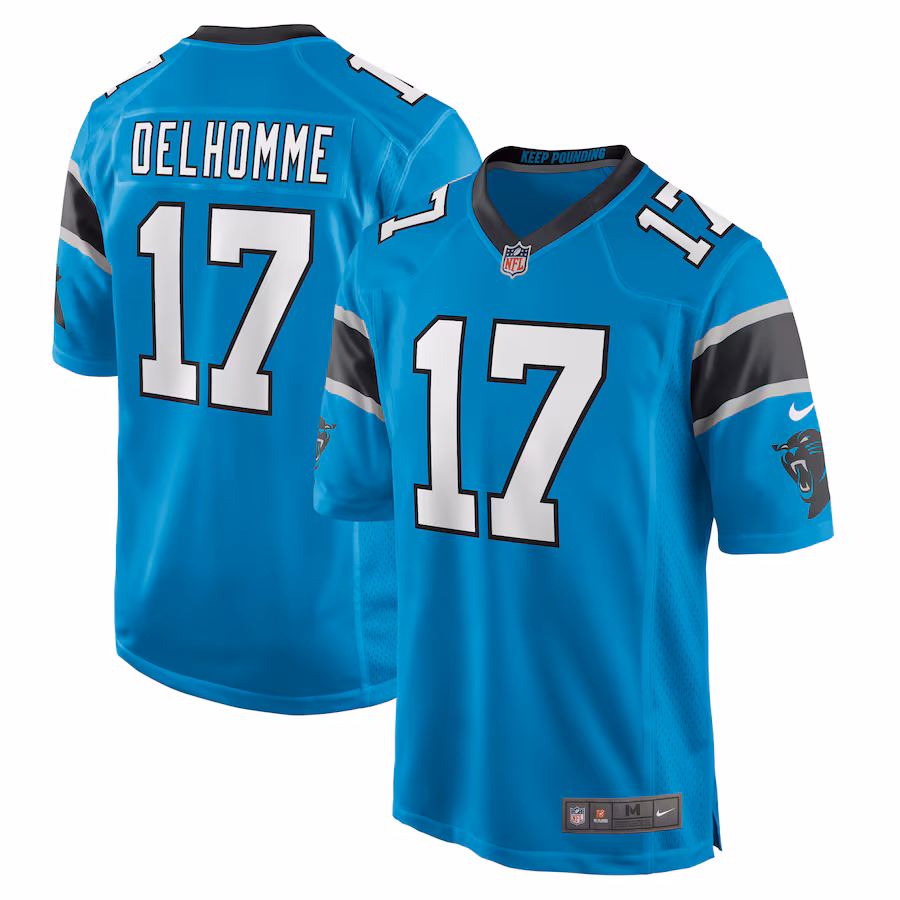 Men's Carolina Panthers Jake Delhomme Nike Blue Retired Player Jersey - Ujersey