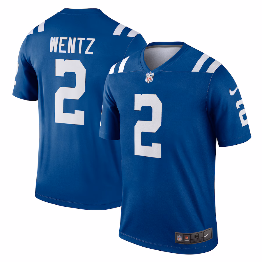 Men's Indianapolis Colts Carson Wentz Nike Royal Legend Jersey - Ujersey