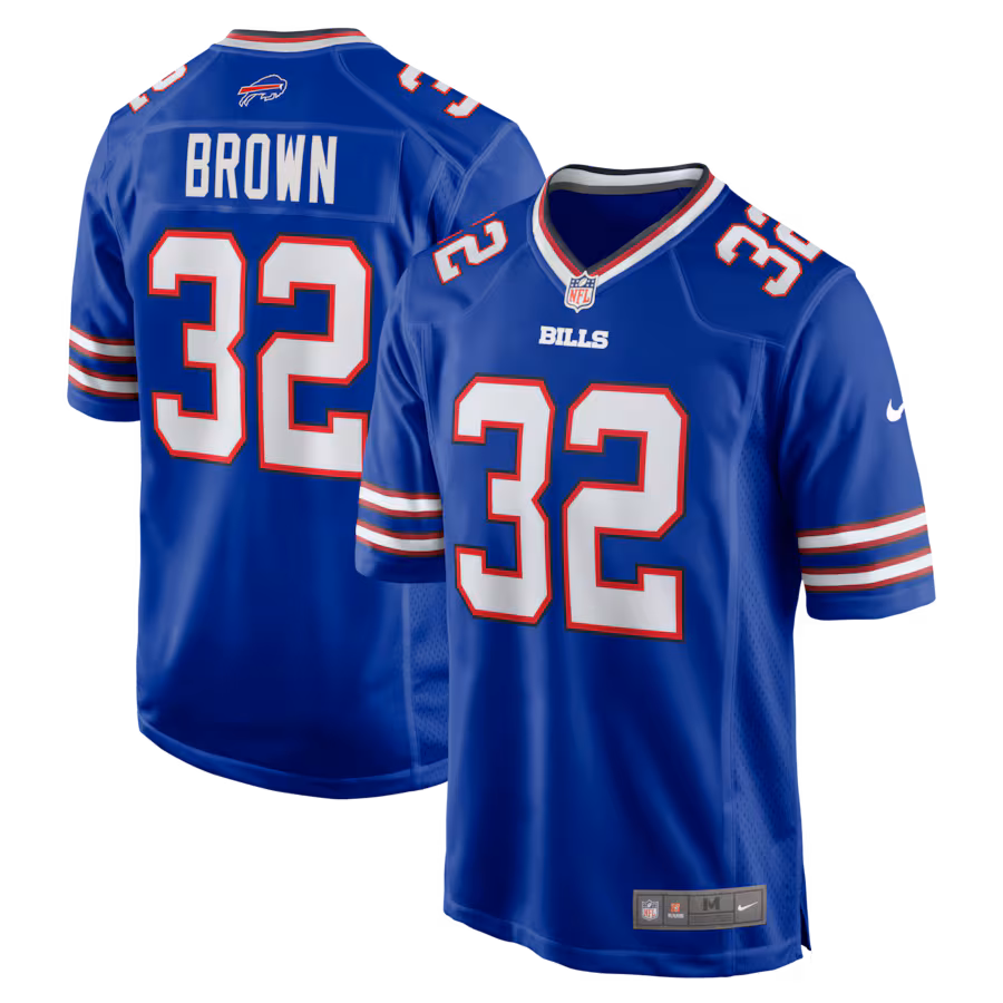 Men's Buffalo Bills Kyron Brown Nike Royal  Game Jersey - Ujersey