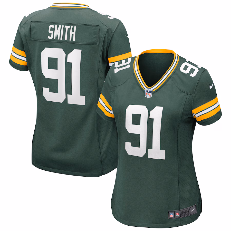 Women's Green Bay Packers Preston Smith Nike Green Game Jersey - Ujersey