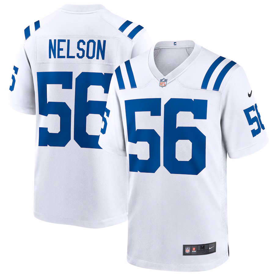 Men's Indianapolis Colts Quenton Nelson Nike White Game Player Jersey - Ujersey