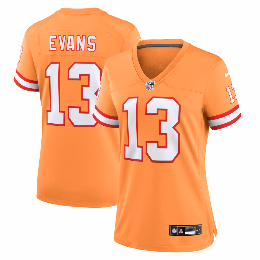 Women's Tampa Bay Buccaneers Mike Evans Nike Orange Player Jersey - Ujersey