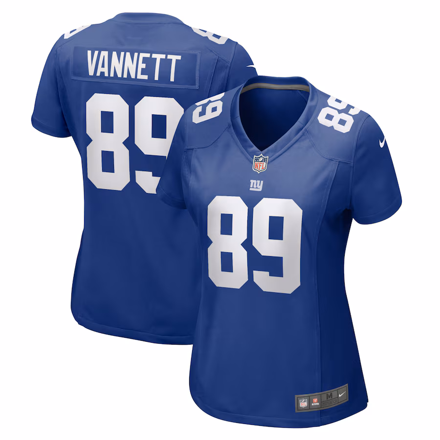 Women's New York Giants Nick Vannett Nike Royal Home Game Player Jersey - Ujersey