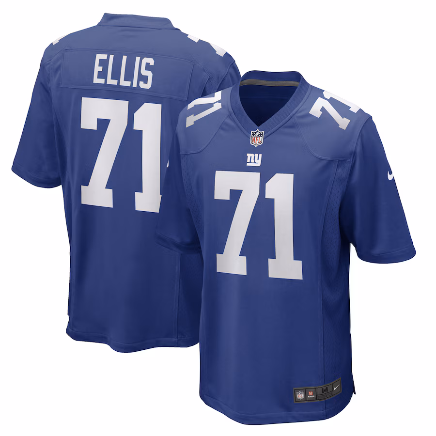 Men's New York Giants Justin Ellis Nike Royal Game Player Jersey - Ujersey