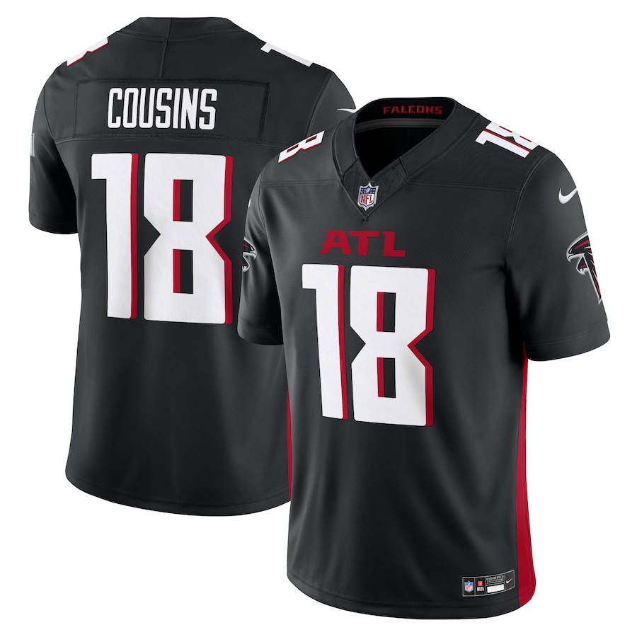 Men's Atlanta Falcons Kirk Cousins Nike Black Vapor F.U.S.E. Limited Jersey - Ujersey