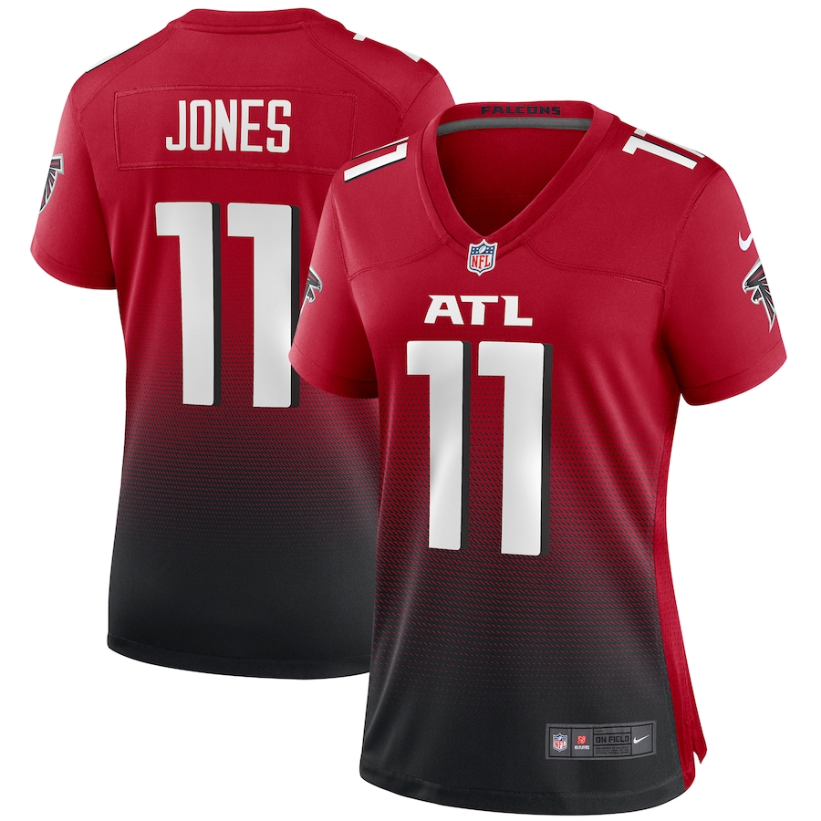 Women's Atlanta Falcons Julio Jones Nike Red 2nd Alternate Game Jersey - Ujersey