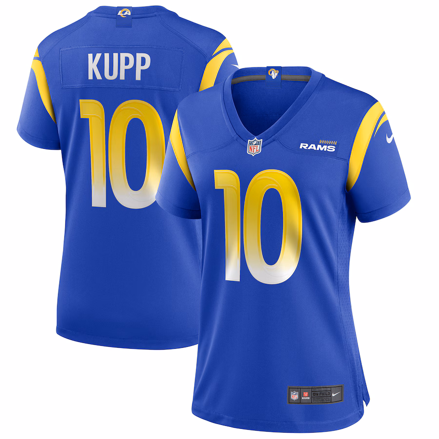 Women's Los Angeles Rams Cooper Kupp Nike Royal Team Game Jersey - Ujersey