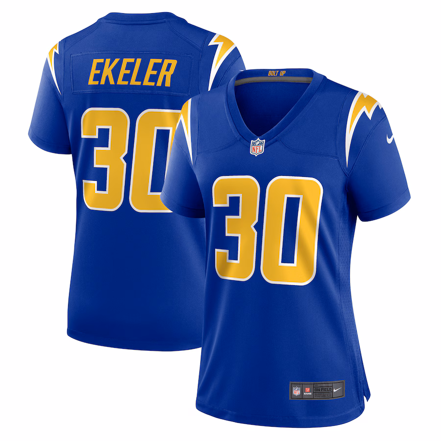 Women's Los Angeles Chargers Austin Ekeler Nike Royal Game Jersey - Ujersey