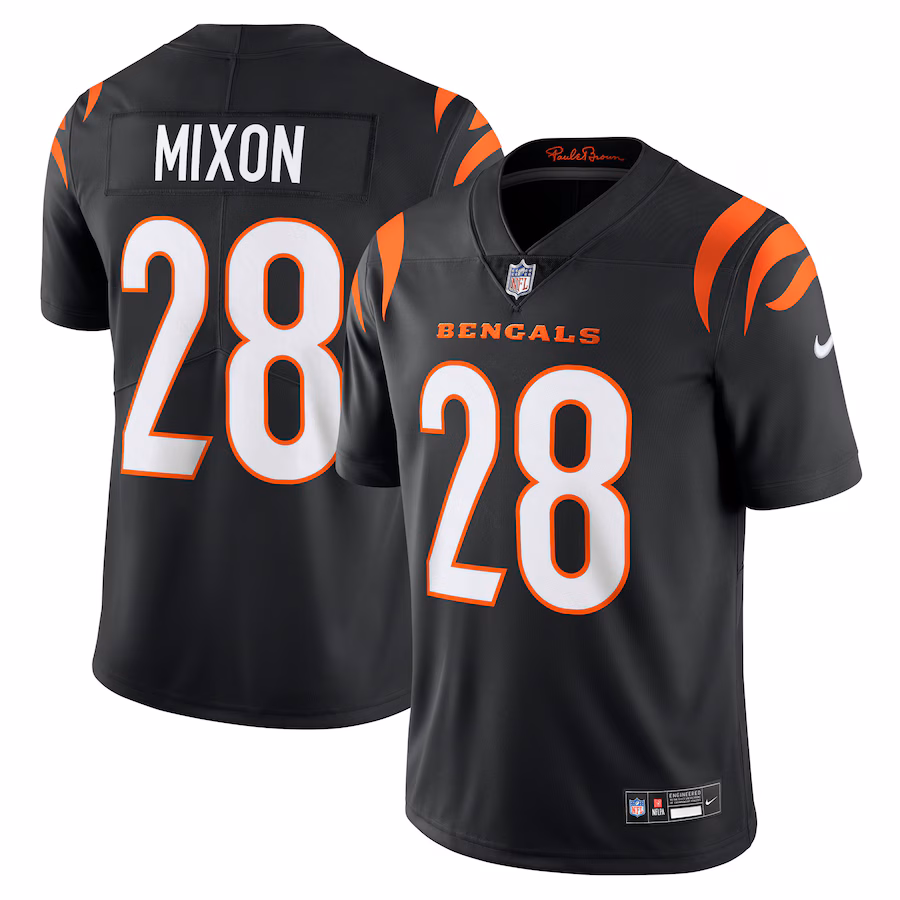 Men's Cincinnati Bengals Joe Mixon Nike Black  Vapor Untouchable Limited Jersey - Ujersey