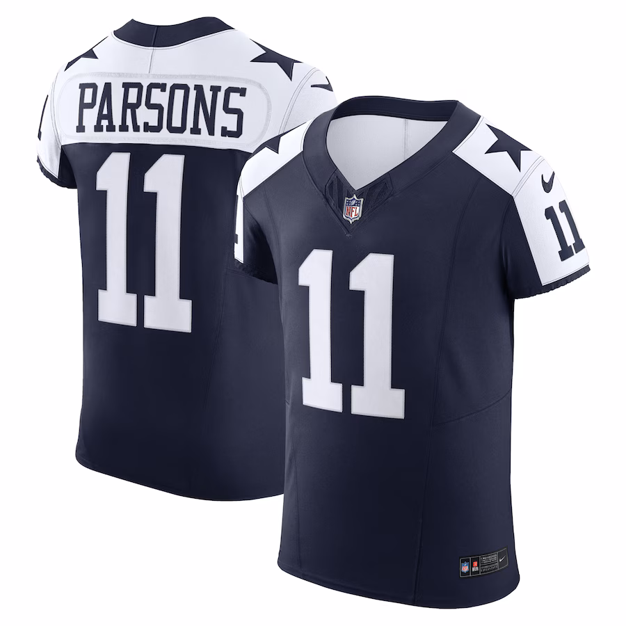 Men's Dallas Cowboys Micah Parsons Nike Navy Alternate Vapor F.U.S.E. Elite Jersey - Ujersey