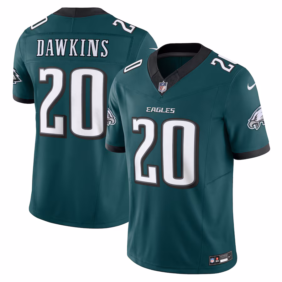 Men's Philadelphia Eagles Brian Dawkins Nike Midnight Green Vapor F.U.S.E. Limited Jersey - Ujersey