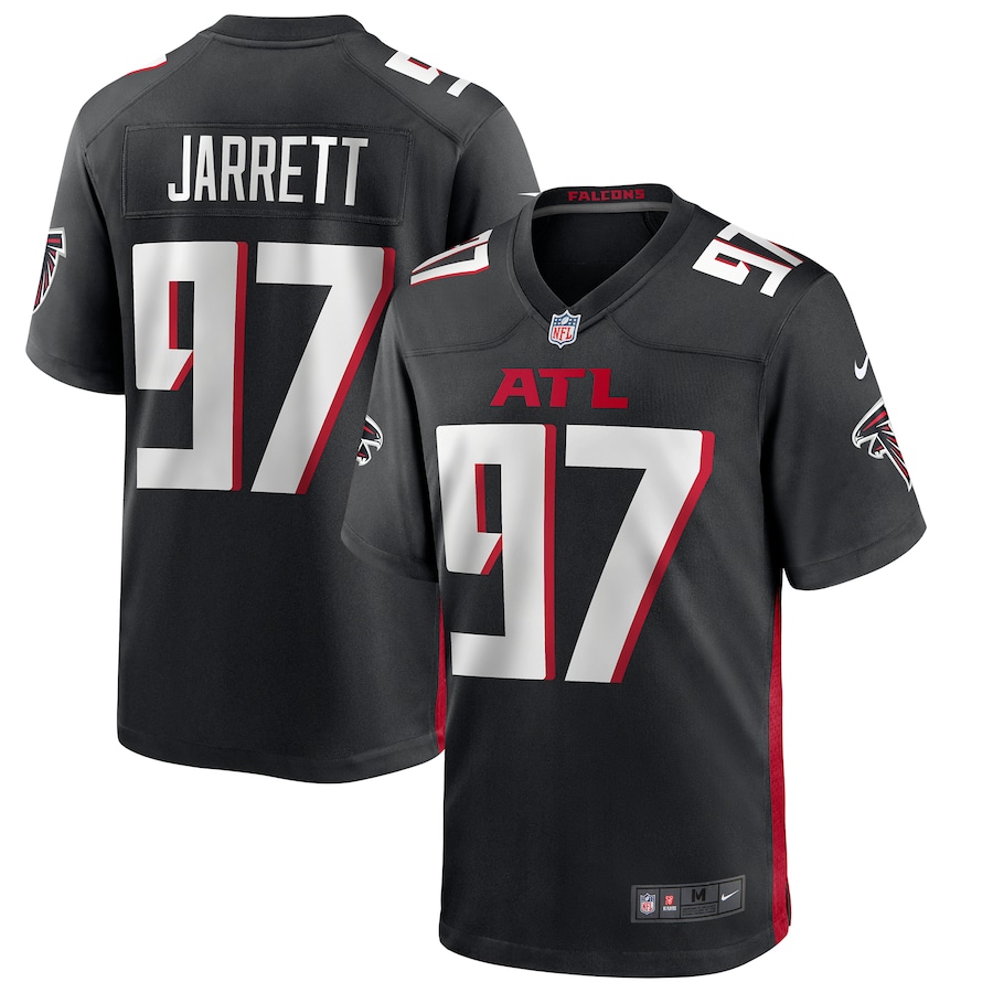 Men's Atlanta Falcons Grady Jarrett Nike Black Game Player Jersey - Ujersey