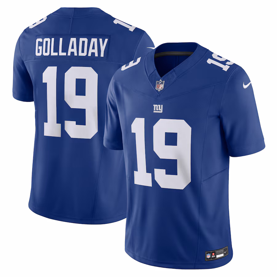 Men's New York Giants Kenny Golladay Nike Royal Vapor F.U.S.E. Limited Jersey - Ujersey