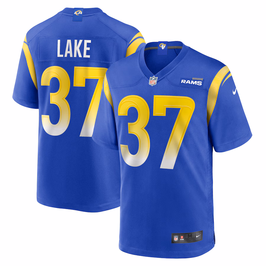 Men's Los Angeles Rams Quentin Lake Nike Royal Game Player Jersey - Ujersey