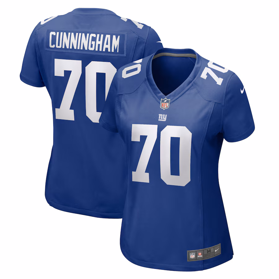 Women's New York Giants Korey Cunningham Nike Royal Home Game Player Jersey - Ujersey