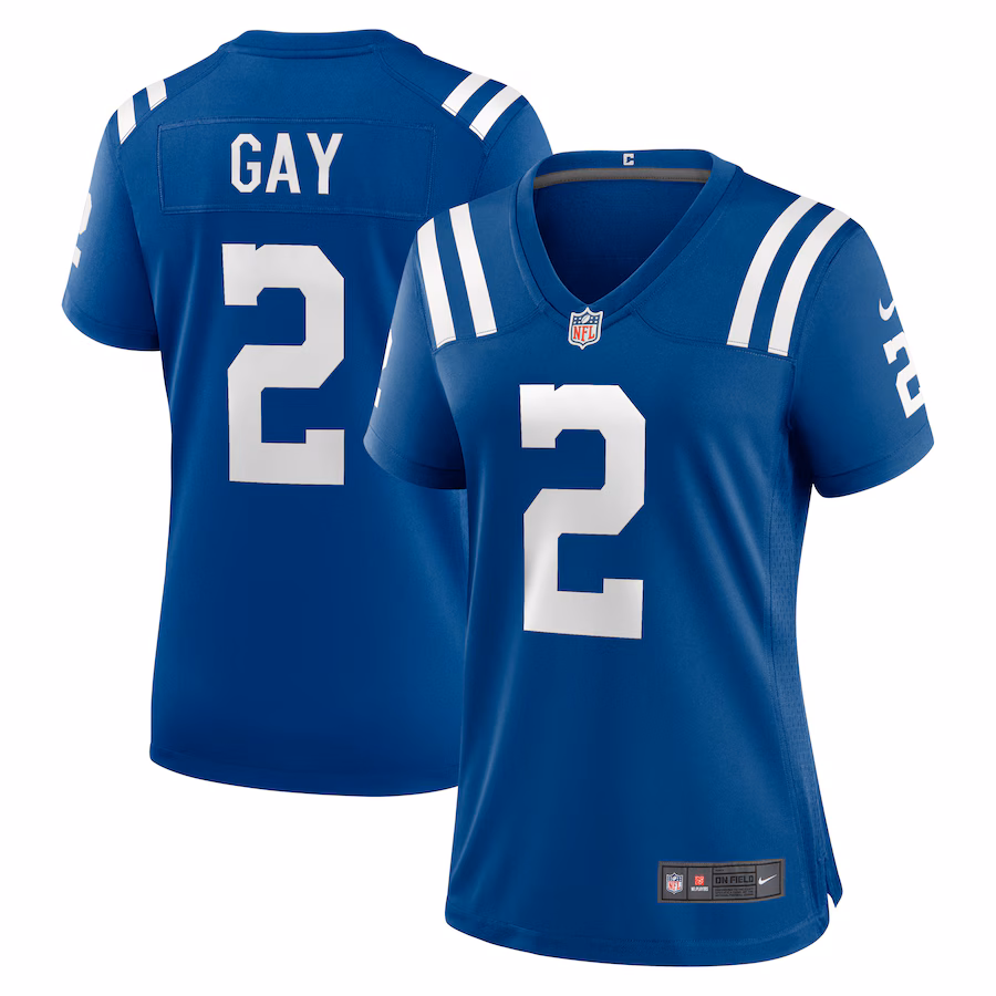 Women's Indianapolis Colts Matt Gay Nike Royal Game Player Jersey - Ujersey