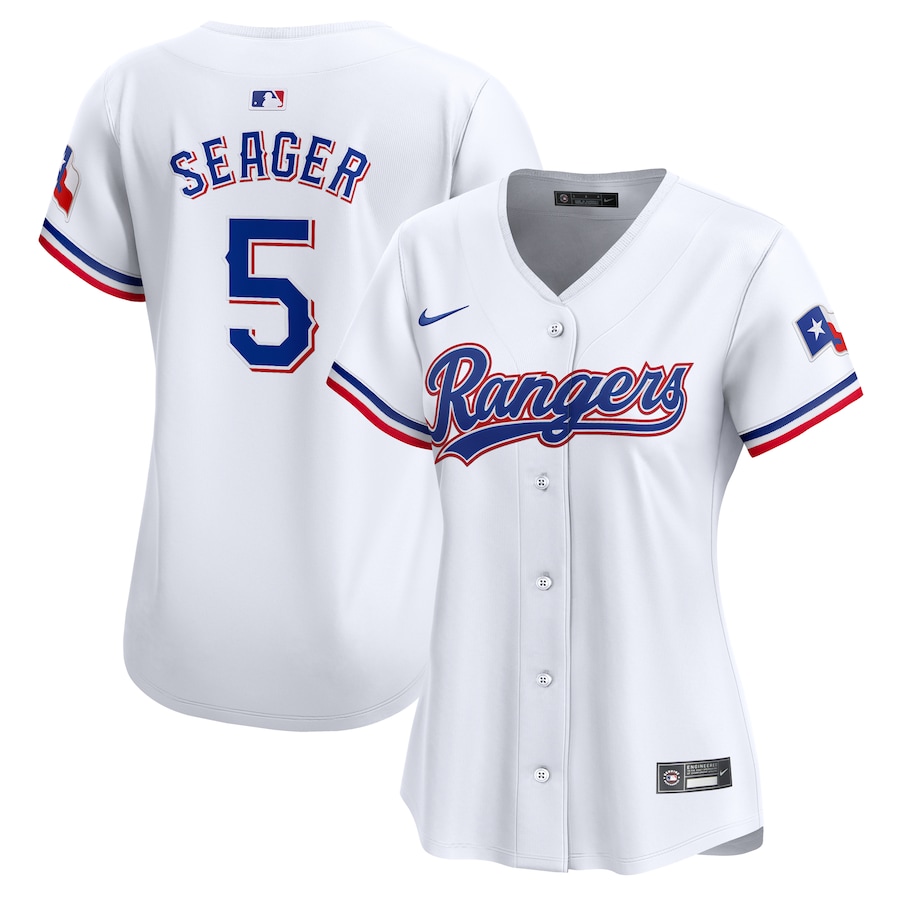 Women's Texas Rangers Corey Seager Nike White Home Limited Player Jersey - Ujersey